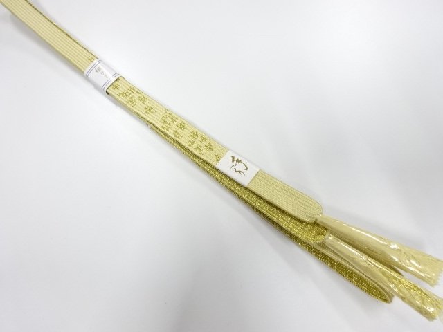JAPANESE KIMONO / UNUSED KOREI HAND-TIED OBIJIME
